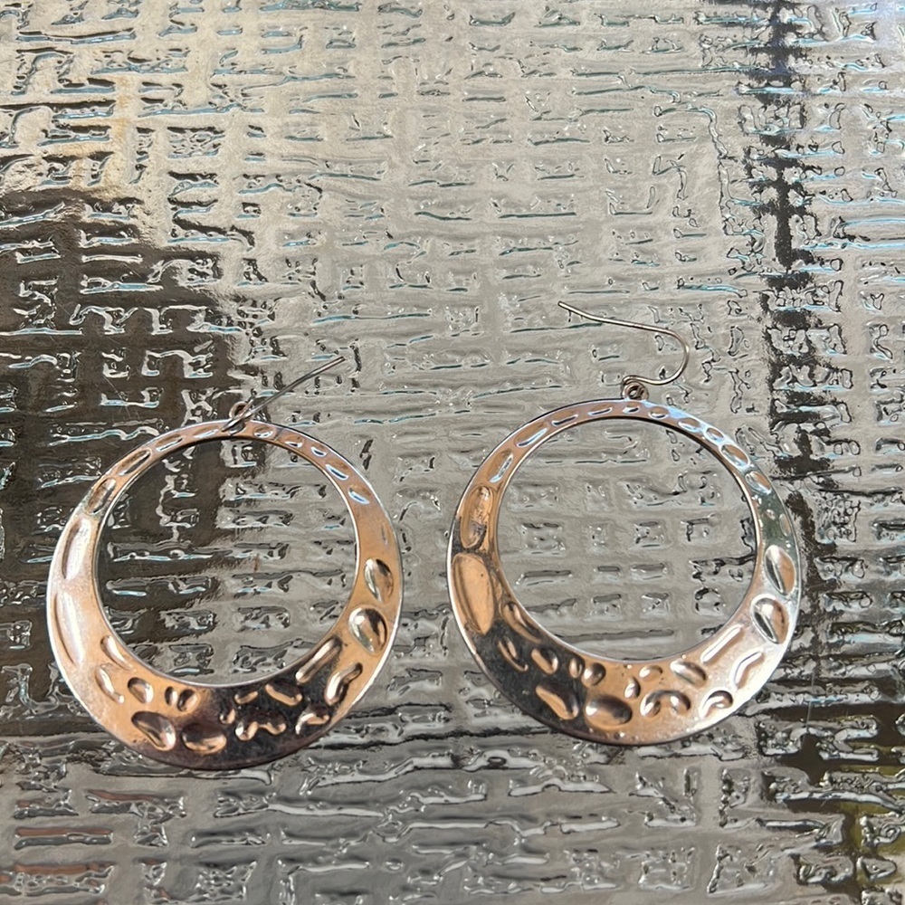 Silver earrings
